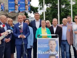 Borys Budka zainaugurował w Opolu "Tydzień dla Rafała". PiS komentuje