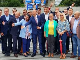 Borys Budka zainaugurował w Opolu "Tydzień dla Rafała". PiS komentuje