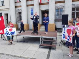 Marszałek Sejmu na Opolszczyźnie przekonywała do wzięcia udziału w wyborach