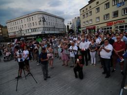 Na Placu Wolności odbył się więc poparcia dla Rafała Trzaskowskiego
