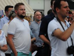 Na Placu Wolności odbył się więc poparcia dla Rafała Trzaskowskiego