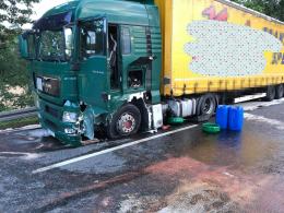 Wypadek na trasie Opole - Zawada. Zderzyły się 3 pojazdy