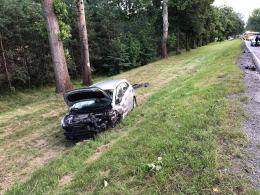 Wypadek na trasie Opole - Zawada. Zderzyły się 3 pojazdy