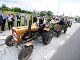 Wielka feta na otwarcie nowej drogi przez Narok w gminie Dąbrowa