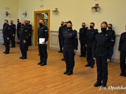 21 nowych policjantów ślubowało na sztandar