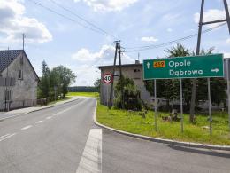 Wielka feta na otwarcie nowej drogi przez Narok w gminie Dąbrowa