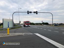Wypadek w powiecie oleskim. 51-letnia kobieta zmarła w szpitalu