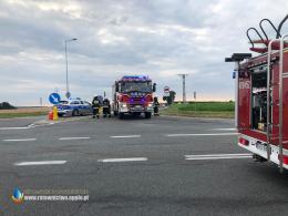 Wypadek w powiecie oleskim. 51-letnia kobieta zmarła w szpitalu