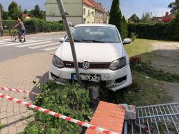 Kierujący polo stracił panowanie nad pojazdem. Kolejne niebezpieczne zdarzenie na Opolszczyźnie