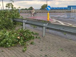 Ponad 150 interwencji straży. Służby ratunkowe usuwają skutki nawałnicy w Opolu