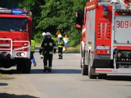 Schodnia: Operator koparki uszkodził rurę gazociągu. Ewakuowano blisko 140 osób
