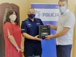 Samoobsługowy alkomat w krapkowickiej jednostce