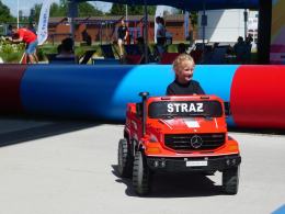 Piknik przy Miasteczku Strażackim zgromadził młodych fanów straży pożarnej