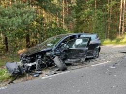 Trzyosobowa rodzina w szpitalu po wypadku na trasie Ozimek-Kolonowskie