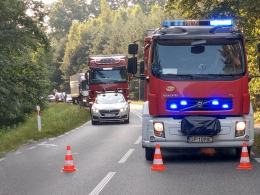 Trzyosobowa rodzina w szpitalu po wypadku na trasie Ozimek-Kolonowskie