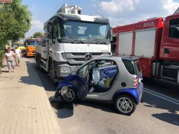 Wypadek w Opolu - Chmielowicach. Lądował śmigłowiec LPR