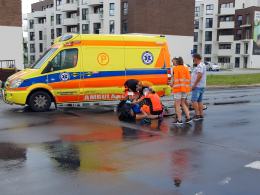 Potrącenie rowerzystki w Opolu