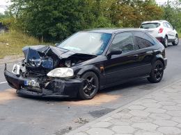 Zderzenie pojazdów na Księdza Jerzego Popiełuszki w Opolu