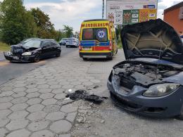 Zderzenie pojazdów na Księdza Jerzego Popiełuszki w Opolu