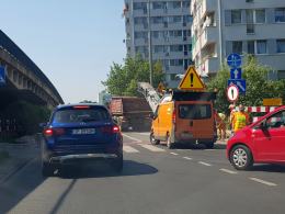 Utrudnienia na moście Sybiraków