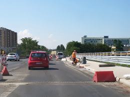 Utrudnienia na moście Sybiraków