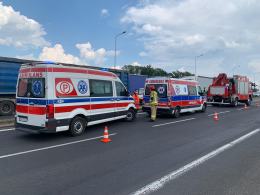 Wypadek na obwodnicy Opola