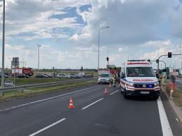 Wypadek na obwodnicy Opola