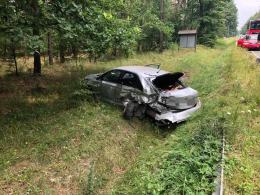 Zderzenie BMW i Skody w Zawadzkiem