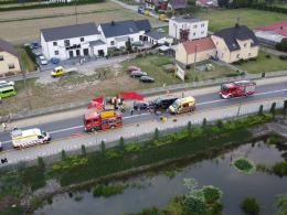 Zderzenie dwóch samochodów w Źlinicach. 4 osoby ranne