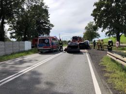 Wypadek w powiecie nyskim. Wśród 6 rannych jest dwójka dzieci