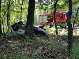 Wypadek na DK 94 na wysokości Falmirowic. Lądował LPR