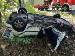 Wypadek na DK 94 na wysokości Falmirowic. Lądował LPR