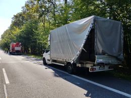 Wypadek na DK 94 na wysokości Falmirowic. Lądował LPR