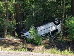 Wypadek na DK 94 na wysokości Falmirowic. Lądował LPR