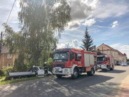 Dwie osoby poszkodowane w wypadku w powiecie nyskim