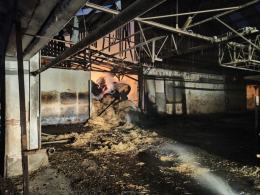 Pożar słomy w powiecie głubczyckim. Akcja gaśnicza trwała ponad 12 godzin