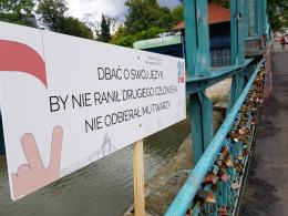 Na Moście Groszowym w Opolu pojawiło się 21 nowych postulatów sierpniowych