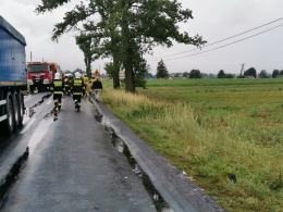 Wypadek na trasie Kórnica-Krapkowice. Lądował śmigłowiec LPR