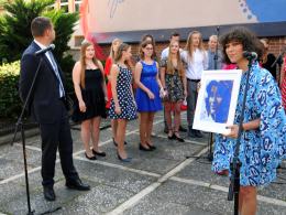 Mural Anny Jantar oficjalnie odsłonięty. W uroczystościach uczestniczyła Natalia Kukulska