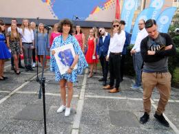 Mural Anny Jantar oficjalnie odsłonięty. W uroczystościach uczestniczyła Natalia Kukulska