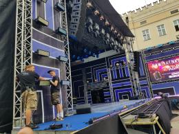 Strefa widza 57. KFPP na rynku gotowa. Dziś pierwsze koncerty