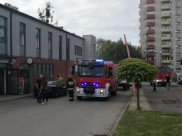 Pożar salonu usługowego przy Ozimskiej w Opolu
