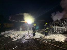 W Gogolinie płonęły pokłady kolejowe