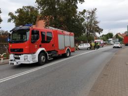 81-letni kierujący Matizem wjechał w bariery. Został ranny