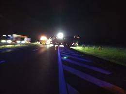 Wypadek autokaru z żołnierzami na brzeskim odcinku A4