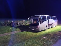 Wypadek autokaru z żołnierzami na brzeskim odcinku A4