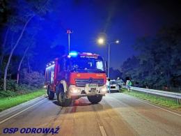 Zderzenie osobówki z ciężarówką na obwodnicy Malni i Choruli