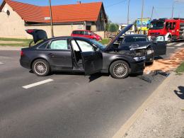 73-letnia kobieta wymusiła pierwszeństwo na drodze i spowodowała kolizję