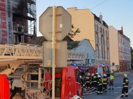 Pożar mieszkania w kamienicy na Armii Krajowej w Opolu