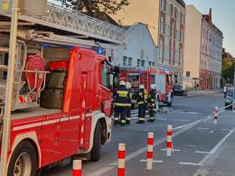 Pożar mieszkania w kamienicy na Armii Krajowej w Opolu
